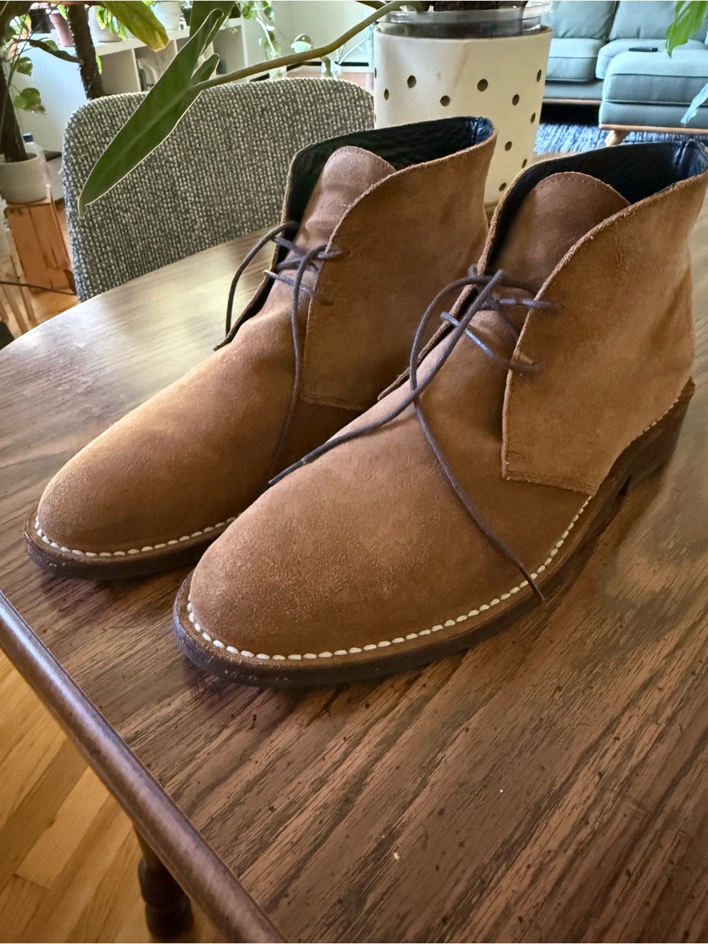 Thursday Boot Company Scout Chukka Boots - Brown cognac suede 11.5